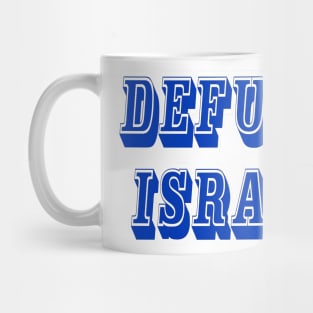 Defund Israel - Block - Front Mug